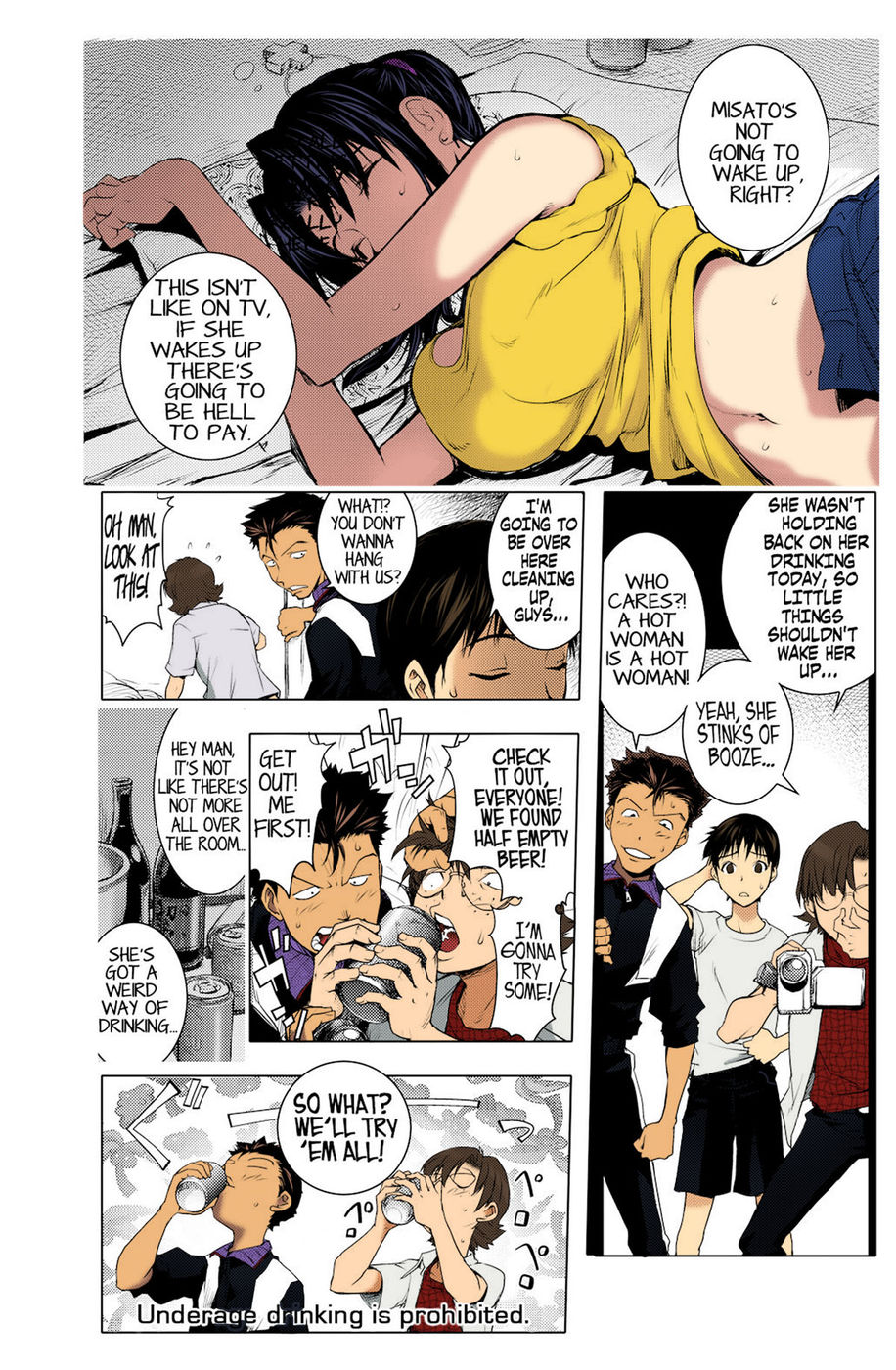 Hentai Manga Comic-The Prank Night-Read-11